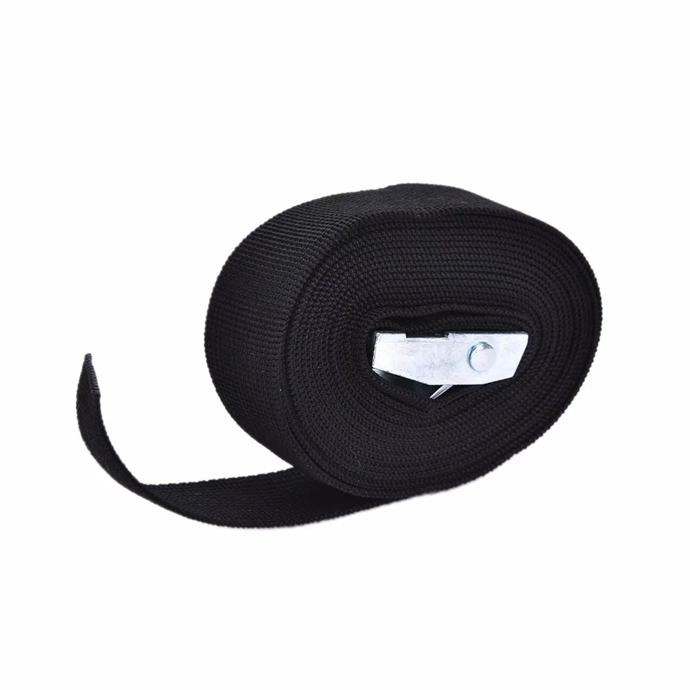 1-4 M Width Nylon Pack Cam Tie Down Strap Lash Luggage Bag Belt Metal Buckle 25mm