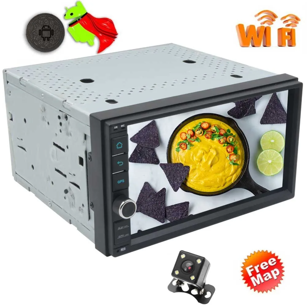 

Free 8GB Map GPS Navigation FM/AM RDS Radio 32GB ROM Android 8.1 7 Inch Octa Core Double DIN 2DIN Car Stereo Player Free 8 GB