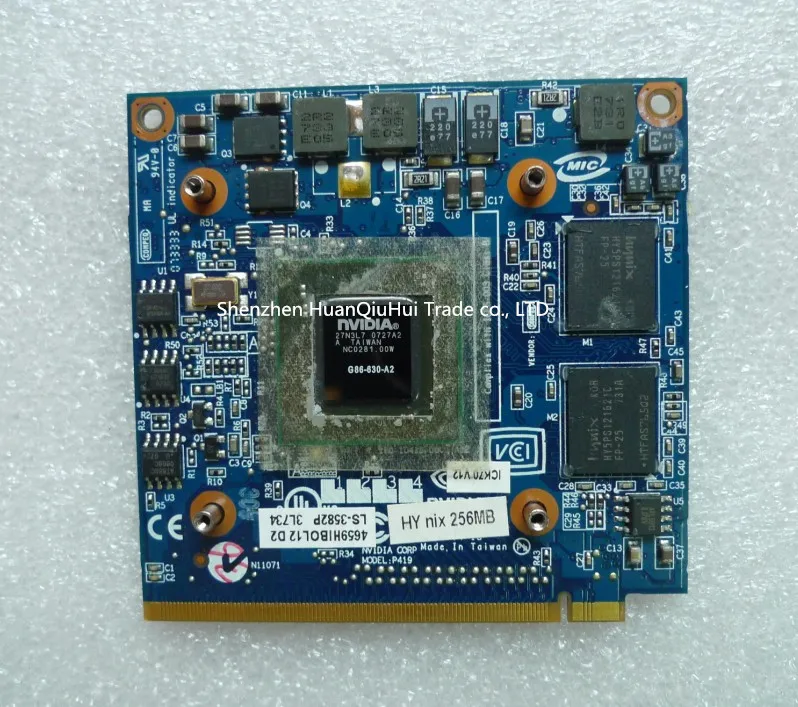  For Acer Aspire 7520G 7520 7720 7720G Laptop nVidia GeForce 8400 8400M GS MXM II DDR2 256MB VGA Graphics Video Card G86-630-A2 