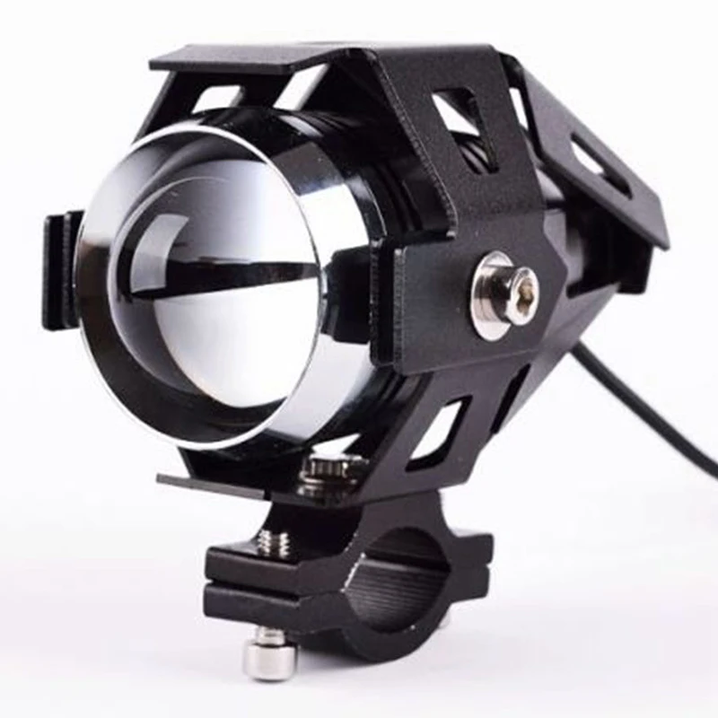 2pcs/set Motorcycle Motorbike U5 LED Headlight Fog Driving Spot Light Lamp White