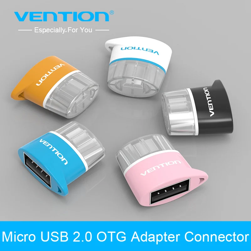Vention Мини Micro USB OTG Hug 2.0 конвертер Камера Планшеты MP3 адаптер для Samsung Galaxy S3 S4 Sony LG