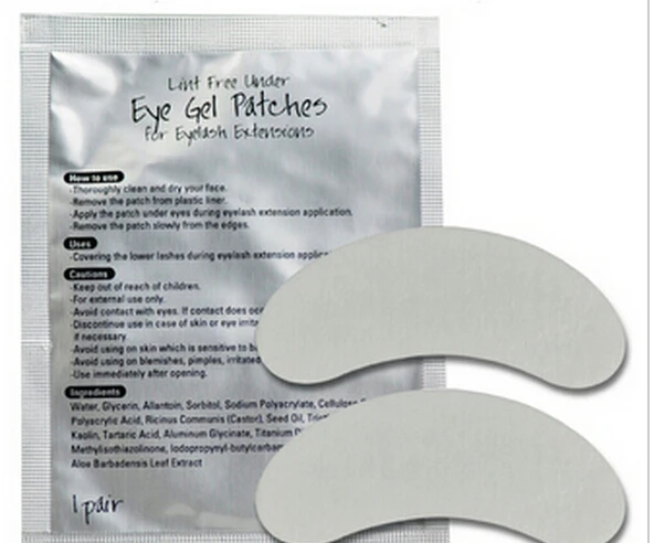 

Hot Sale 200 pairs/lot silk eye pads, under eye patch,eyelash extension eye pads from south korea free shipping