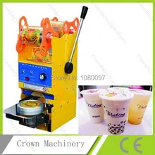 Полуавтоматическая машина для запечатывания стаканов/упаковщик чашек