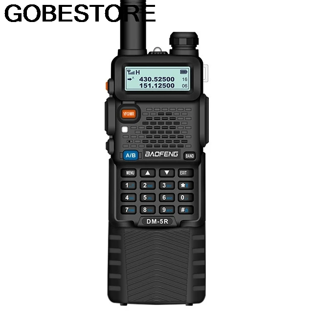 

Baofeng DMR-5R Ham Amateur Two Way Radio VHF/UHF Dual Band Dual Time Slot Walkie Talkie 1024 CH Tier I & II Compatible With MOTO