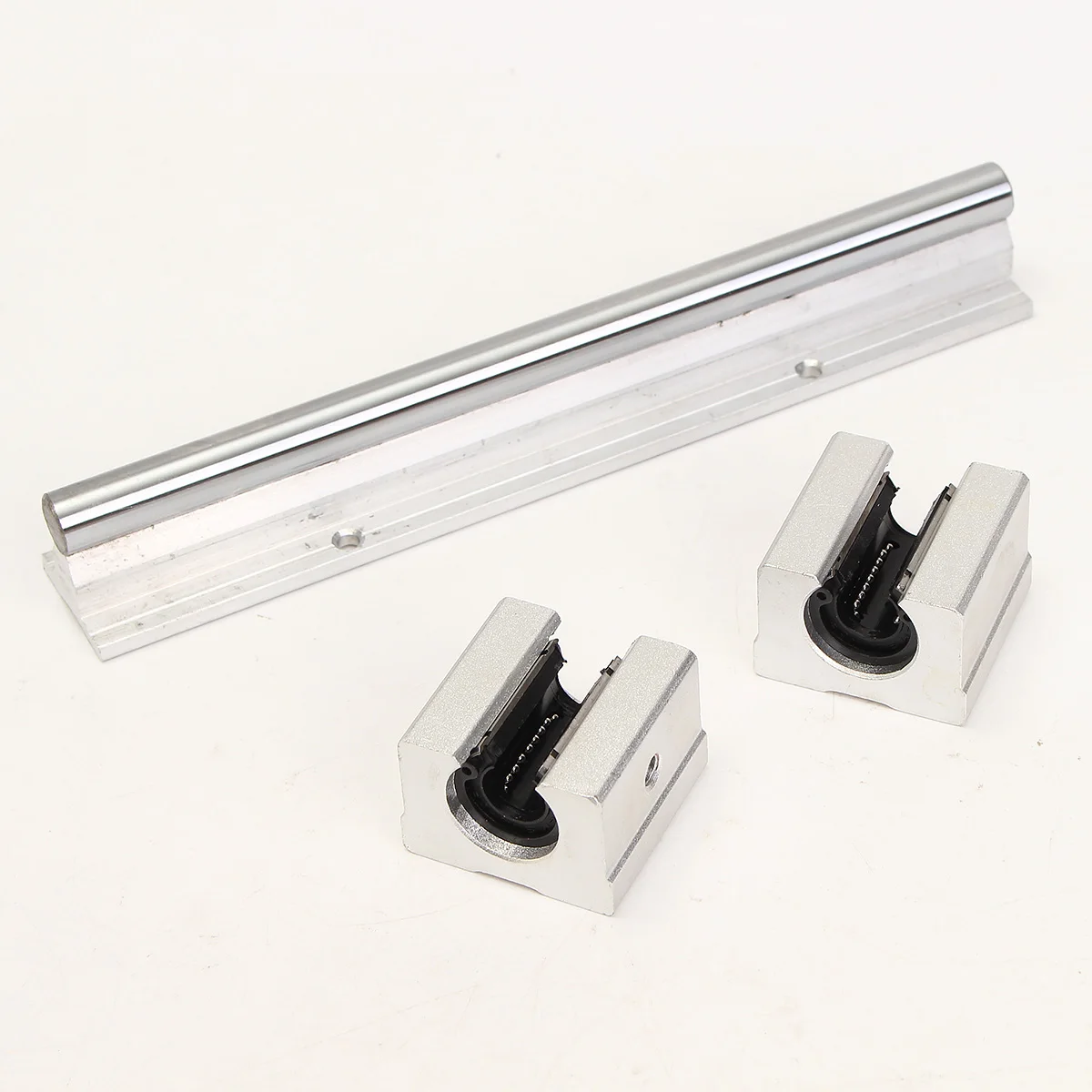 

Linear Rail Shaft Rod SBR12-200mm with 2PCS SBR12UU Blocks Bearing Slide Linear Guides Motion Aparts Supported Rails