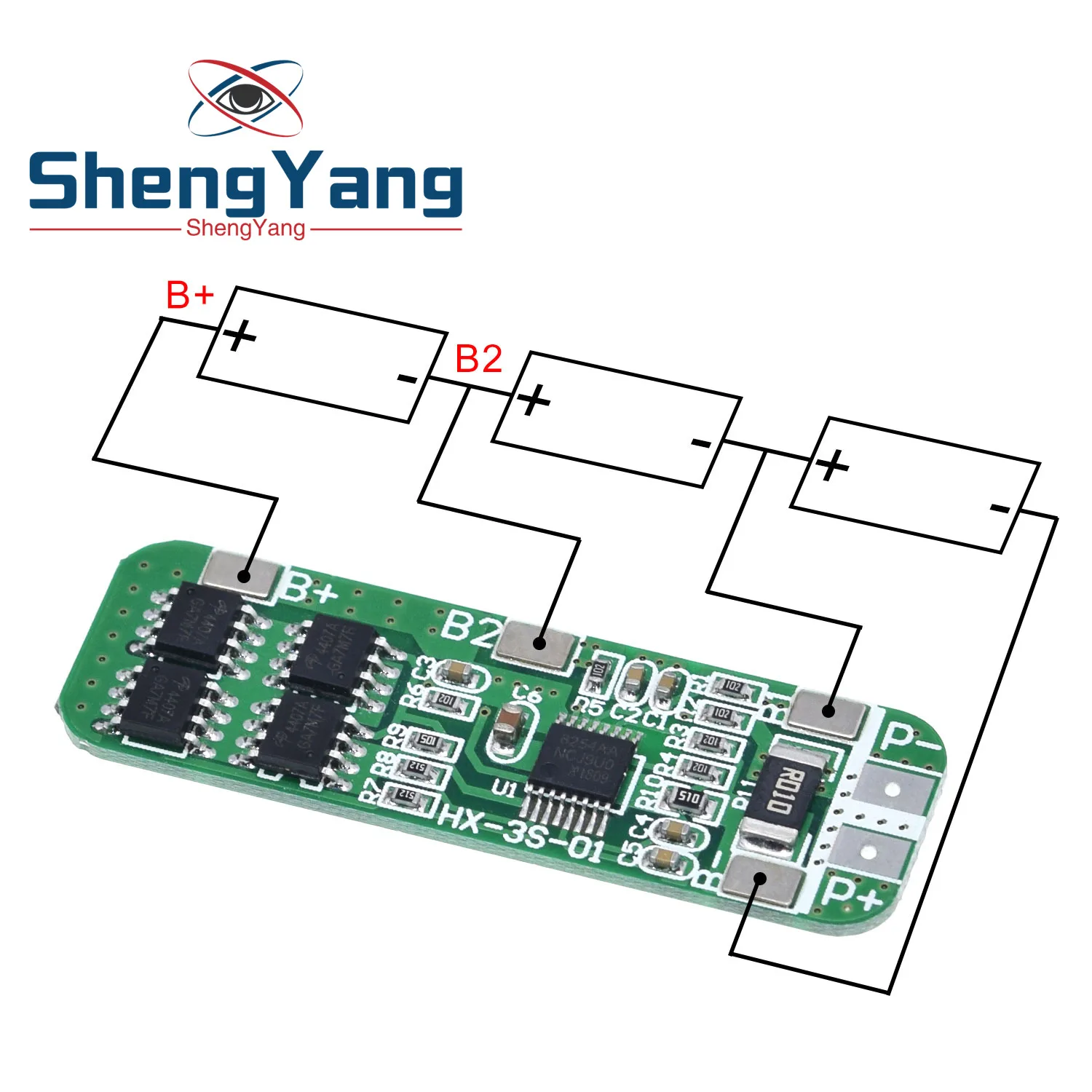 ShengYang 1 шт. 3S 6A литий-ионный аккумулятор 18650 плата защиты зарядного устройства