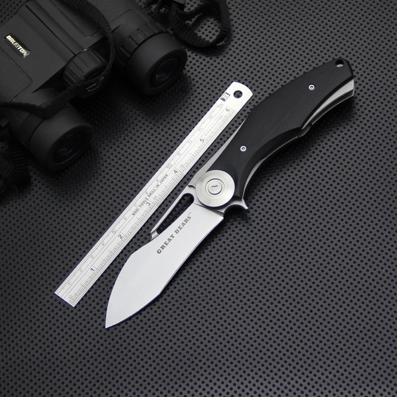 

Toplu EDC Tactical Folding Knife D2 Steel Utility Pocket Knife Outdoor Tools Survival Folder Knives Self Defense Hunting Tools