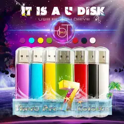 Dr. памяти металла usb stick 32 ГБ флэш-накопитель USB OTG USB2.0 флэш-карты 7 видов цветов 4 ГБ/8 ГБ/ 16 ГБ флэш-памяти Реальная Емкость Флешки