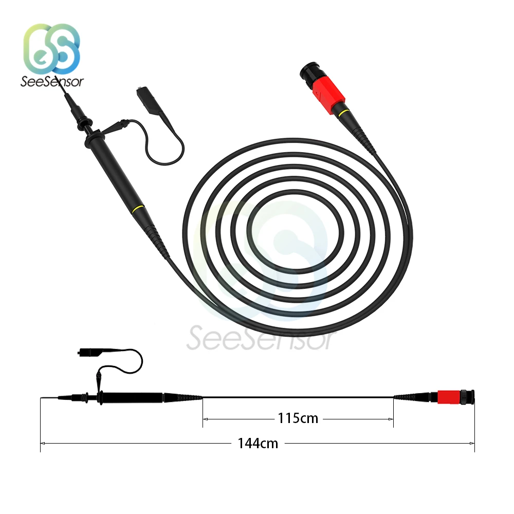 

P4100 Oscilloscope Probe 100:1 High Voltage Withstand 2KV 100MHz for Oscilloscope