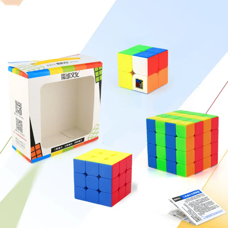 

2x2x2 3x3x3 4x4x4 Profession Magic Cube Gift Set Smooth Speed Twist Rubike Cube Puzzle Education Learning Toys For Children Gift
