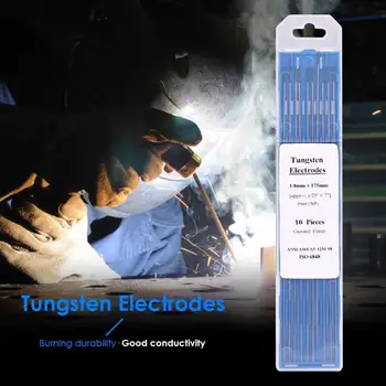 

10pcs WP20 Tungsten Electrode Welding Rods for Argon Arc Welding Machine for Tig Welding Machine for Electric Power Tools Set