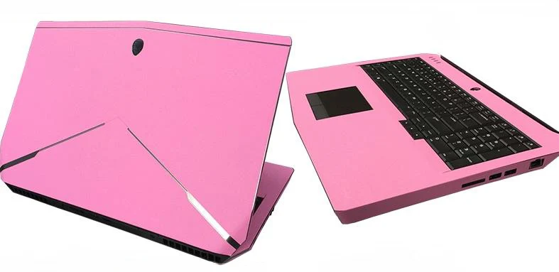 KH ноутбука матовый блеск Стикеры кожного покрова протектор для Alienware 17 AW17R5 M17X R5 17," выпуска - Цвет: Pink Glitter