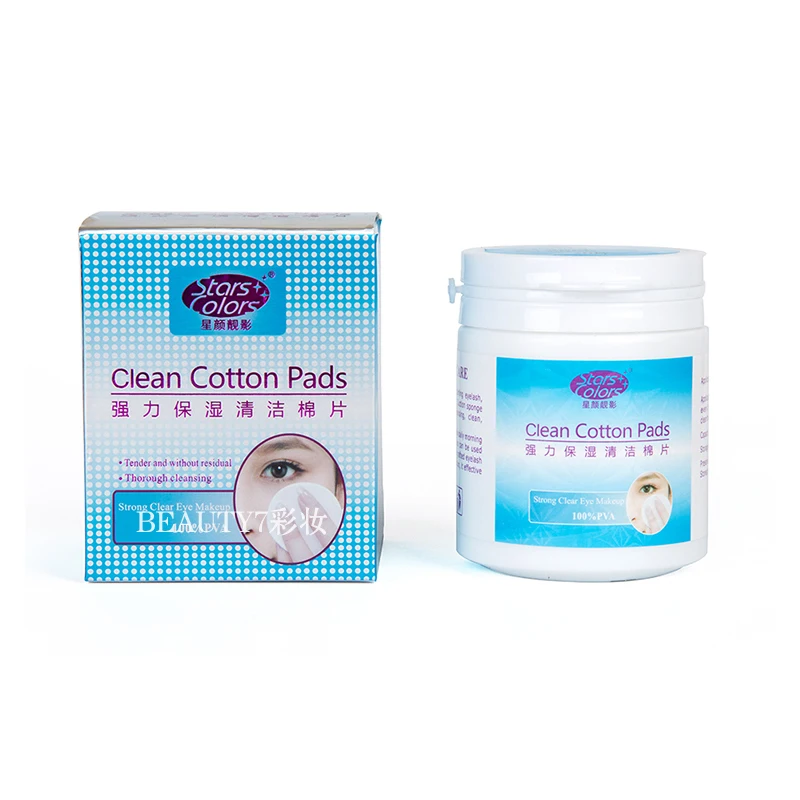 30pcs/Pack Clean Face Wash Cotton Pads Makeup Remover Wipes Cleanser