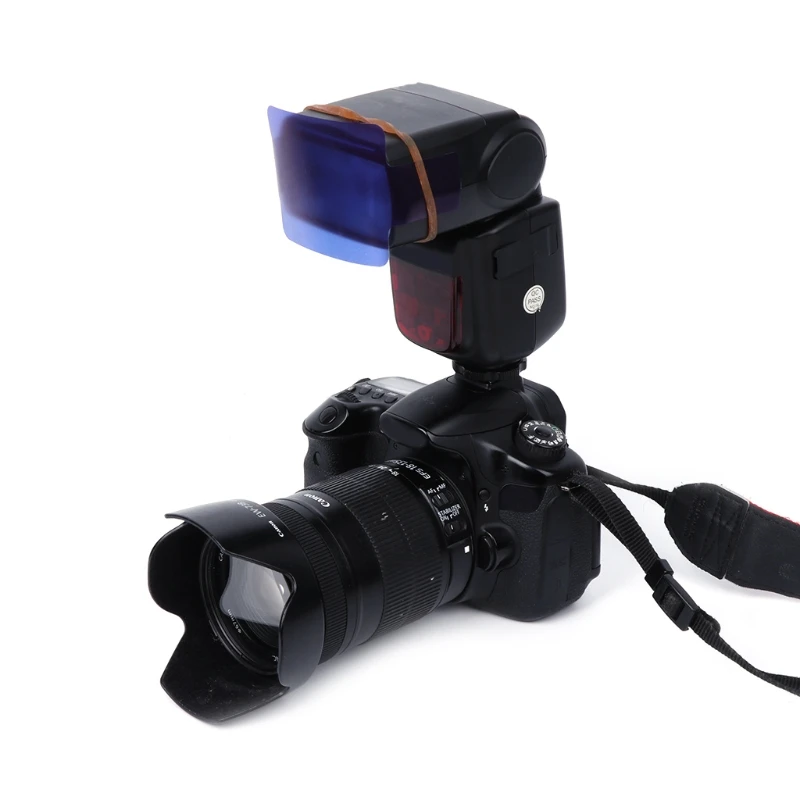 Набор цветных гелевых фотофильтров SIV 20 цветов для вспышки Speedlite Canon
