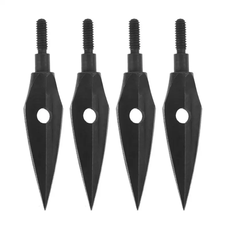 

4PCS/SET Sharp Stainless Steel Rotary Arrow Heads Broadheads Tips Arrow Points Archery Arrowheads for compound bow and crossbow