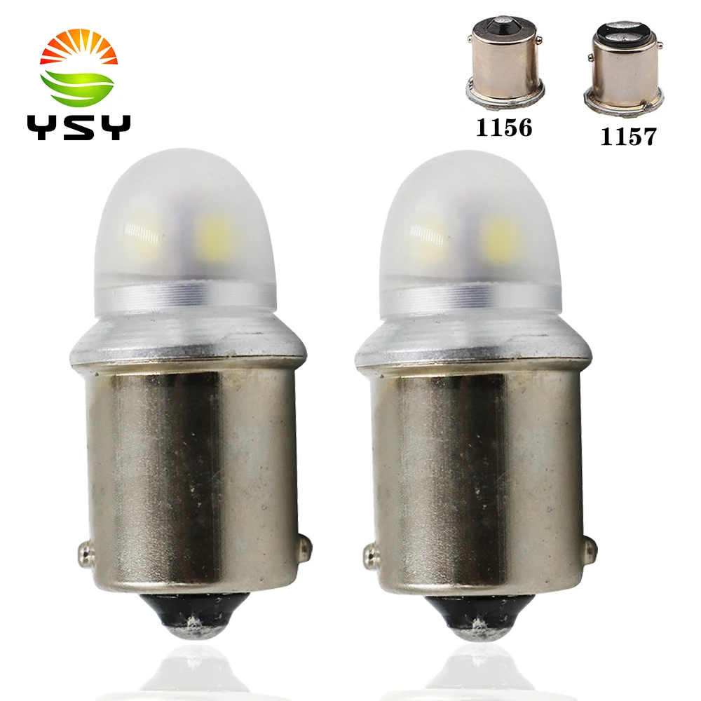 YSY 100X1156 led ba15s p21w led 1157 bay15d p21/5 w 5smd 2835 S25 Авто Обратный DRL поворотов фары заднего тормоза лампы