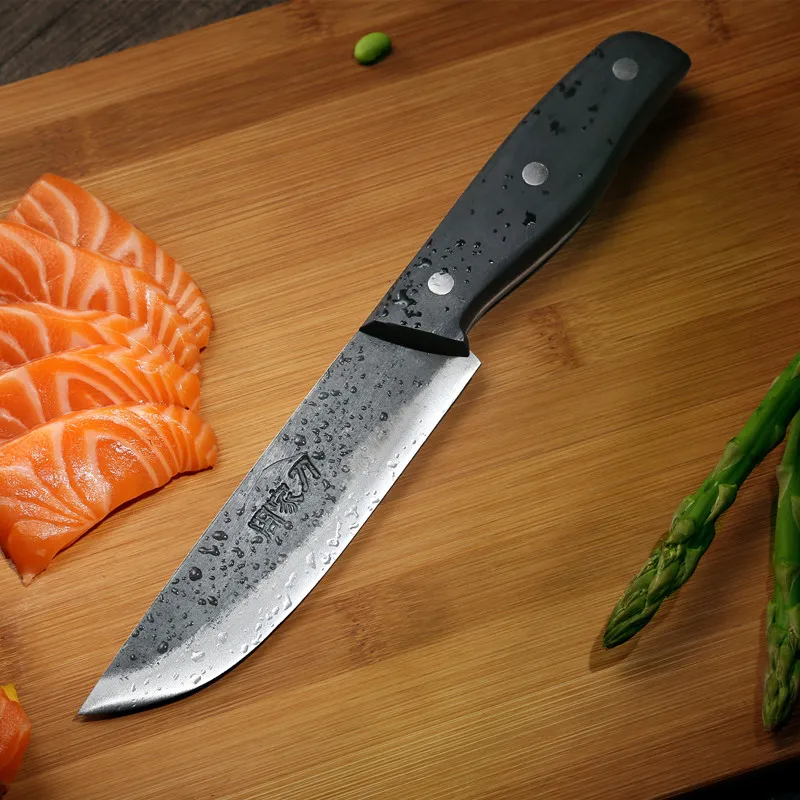 Чжоу кованый кухонный нож для выщипывания костей ручной работы, нож для резки мяса, овощей, рыбы, кухонные ножи, нож для нарезки шеф-повара