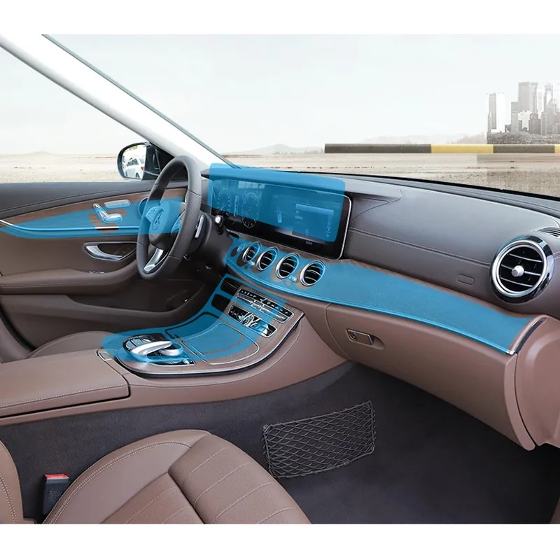 

For Mercedes Benz W213 E200/260/300 transparent Promotion TPU Film Cover sticker for mercedes E Class Car Accessories