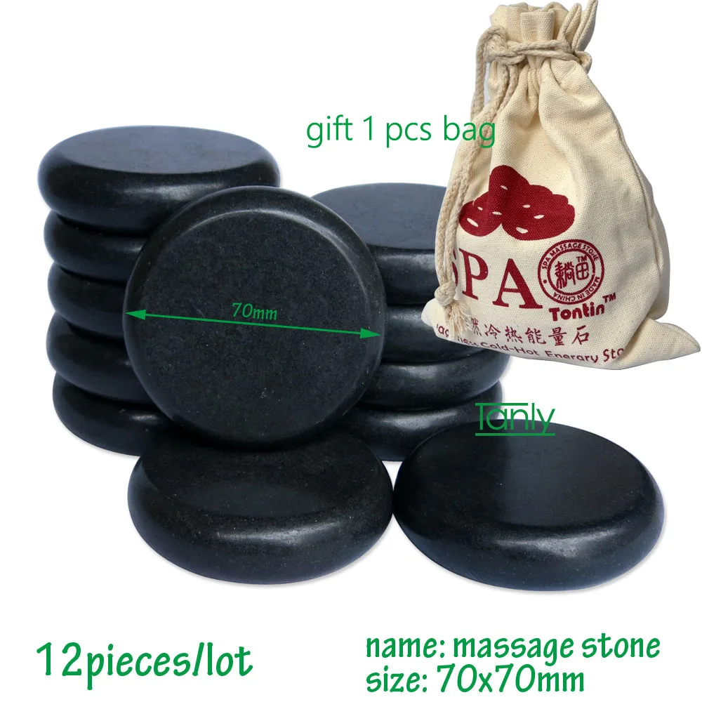 

wholesale 12pieces 7x7cm beauty energy hot stone gift bag