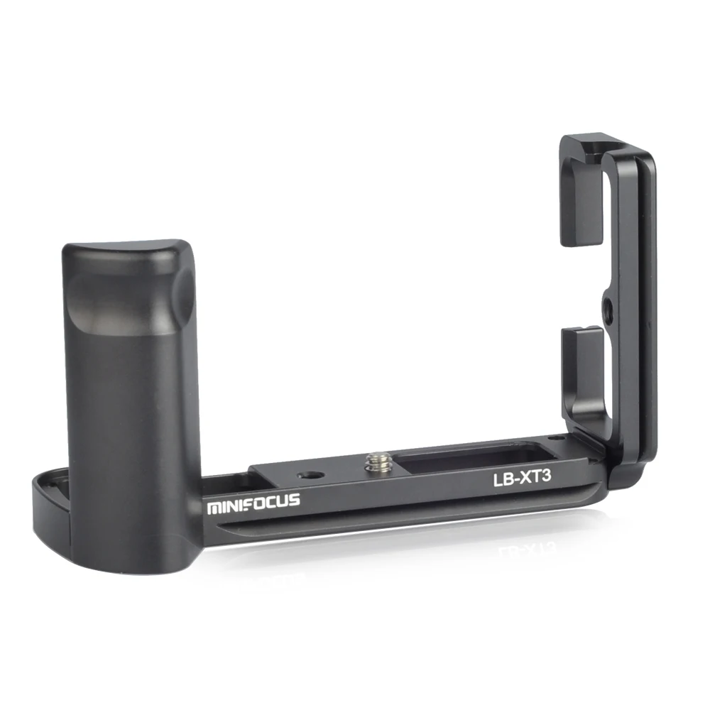 Black Quick Release L Bracket Grip Holder QR L Plate For Fujifilm Fuji XT-3 XT3 