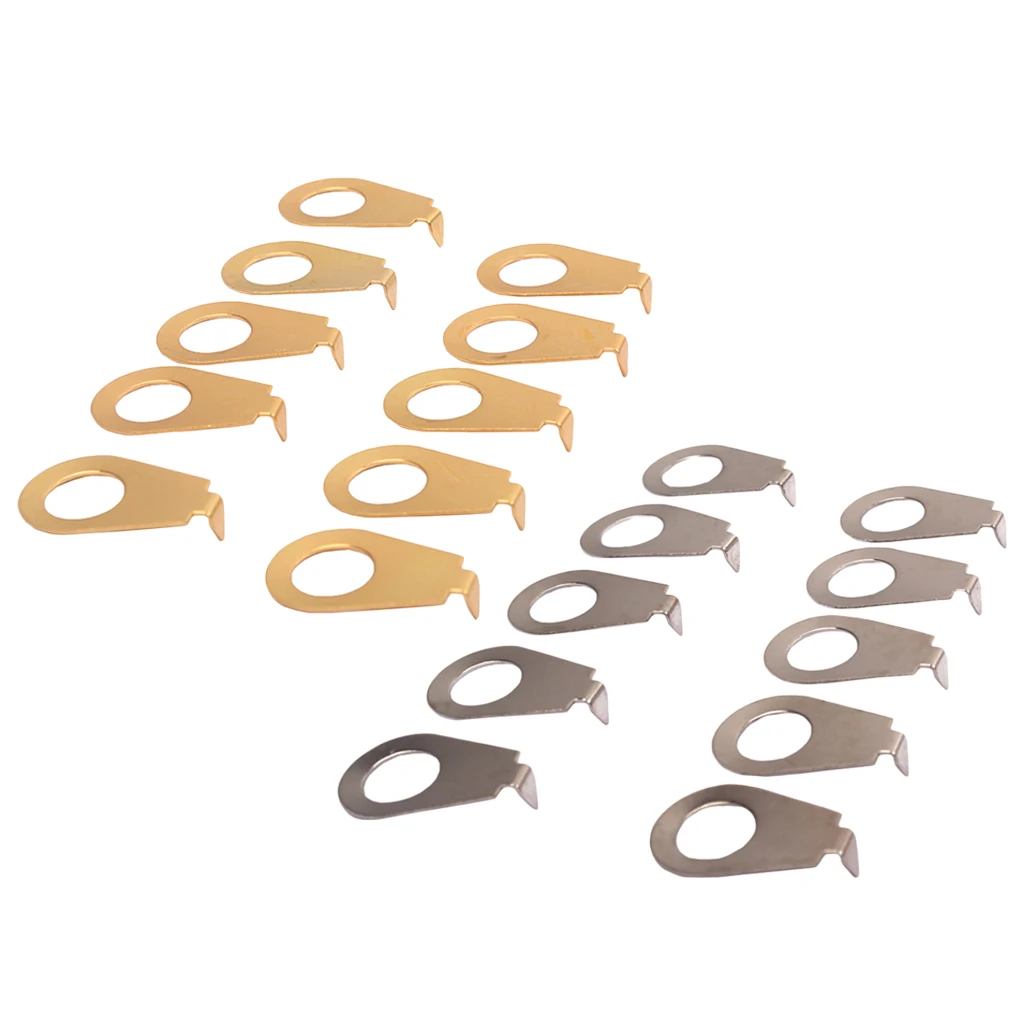 10PCS Mental Guitar Knobs Pointer Plate Knob Position Indicator for Guitar Bass Accessories