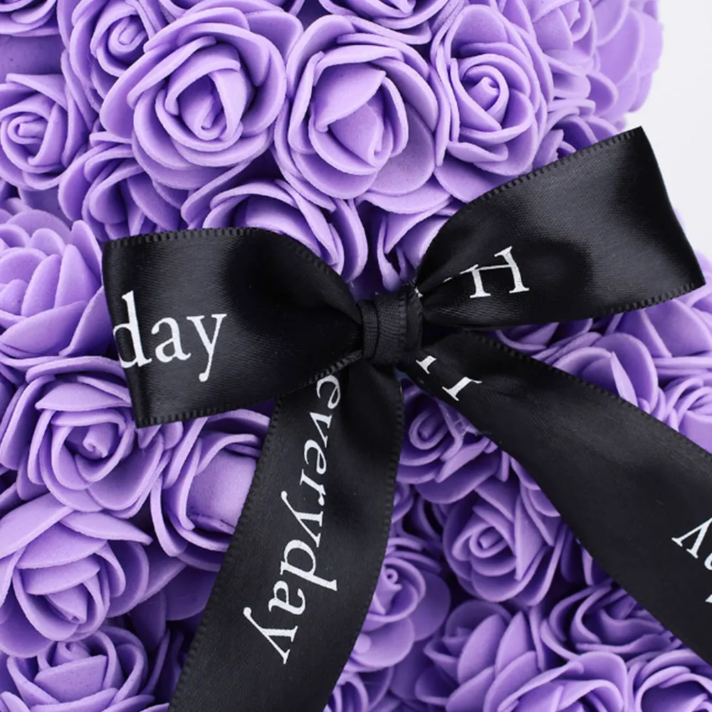 Artificial rose Romantic Lovely PE Valentine'S Day Toy Girlfriend gift Funny Simulated Bear Dolls for Wedding Anniversary Gift