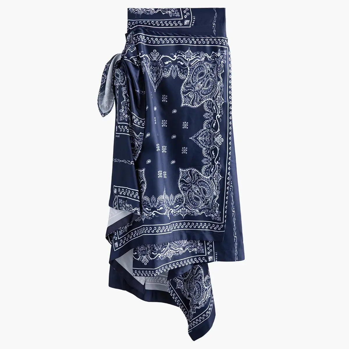 DARK BLUE GETSRING, Женская юбка, бандаж, нерегулярный принт, юбки, Ретро стиль, высокая талия, необычная юбка, шикарные летние женские юбки, мода - Цвет: DARK BLUE