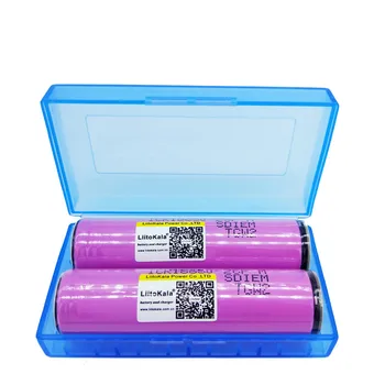 

2 pieces LiitoKala protected for 18650 2600 mAh battery original icr18650-26fm 3.7V rechargeable battery for flashlight