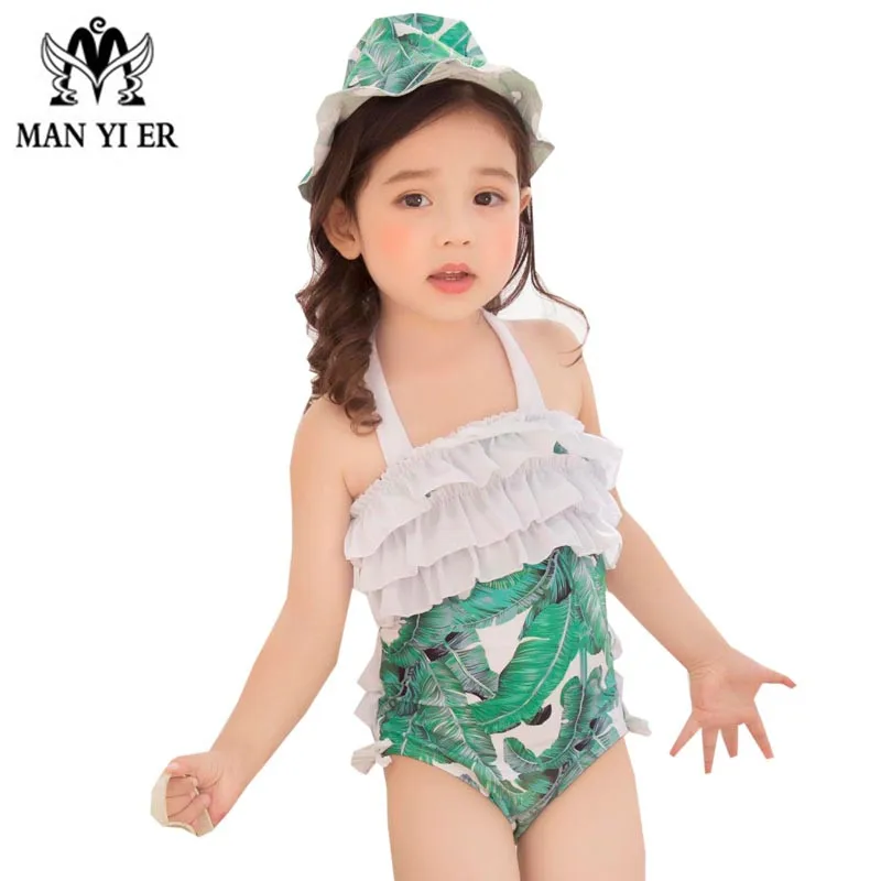 MANYIER Children Summer Swimming one Piece Baby Girls Bathing Suit with