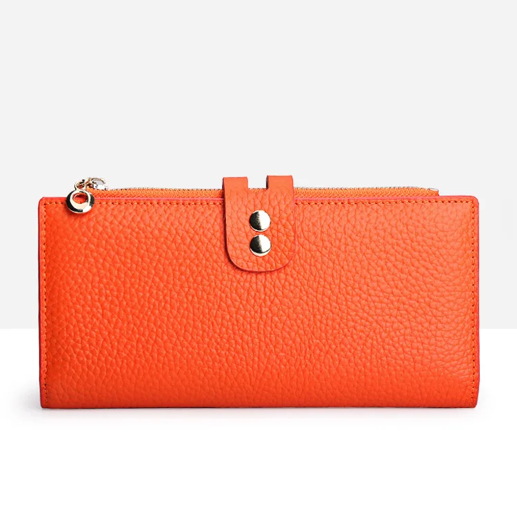 LMS 2017 Litchi Pattern Long Leather Womens Wallets And Purses Fashion Zipper & Hasp Clutches Women Bag Phone Card Holder Wallet (13)