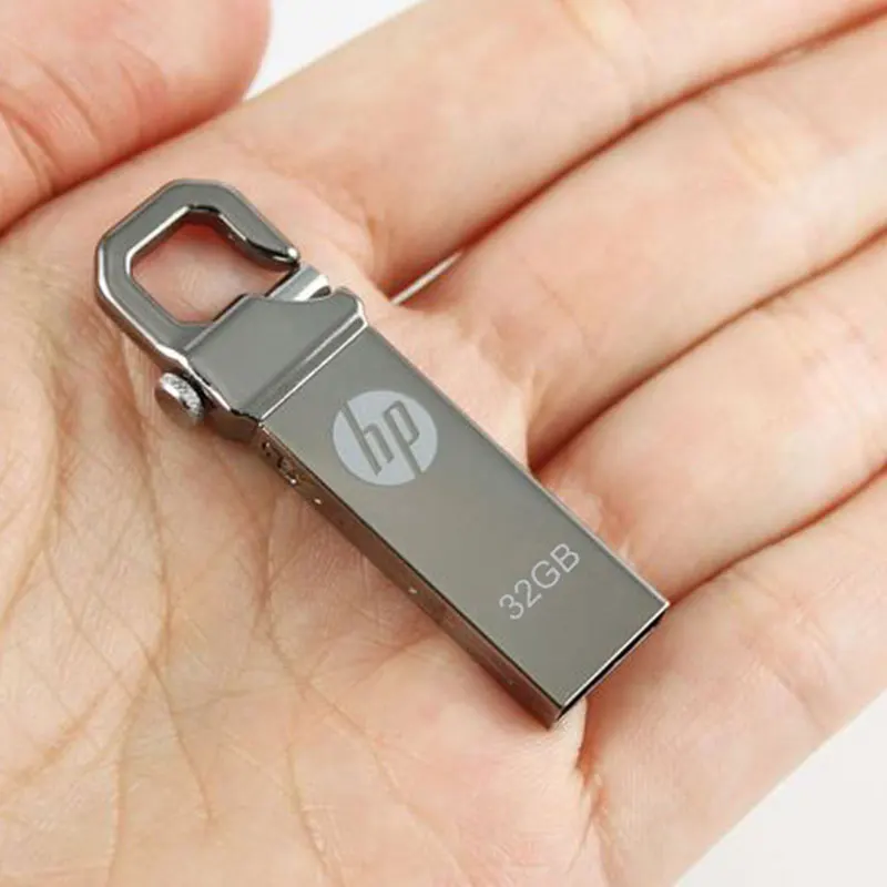 флешка Hp usb flash drive 32 ГБ pen металла pendrive v250w 16 г 8 Flash Мемори Стик персонализированные