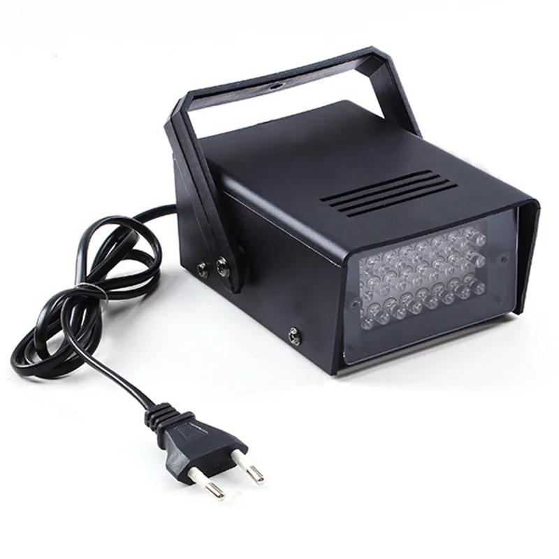 220V 3W 24 LED Operated DJ Strobe Lights Disco Party Club Stroboscope