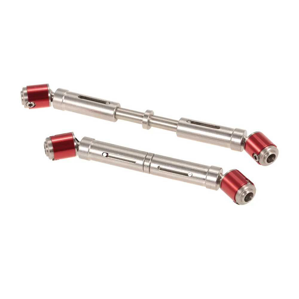 

2PCS 108-138mm Metal CVD Front Rear Drive Shafts for RC Car 1/10 RC Rock Crawler Axial SCX10 RC4WD D90 Model Toy Cars Parts