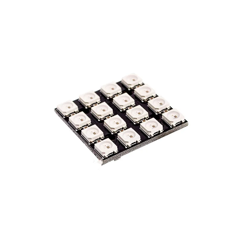 5pcs/lot  WS2812B-4*4 bit RGB LED full color driving 16 color lantern development board For arduino