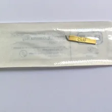 100 шт. 0.25 мм Руководство татуировки ручки иглы 12 Вышивка Крестом Иглы для бровей Вышивка 3D Постоянный Макияж микроклетку PCD Иглы для татуажа