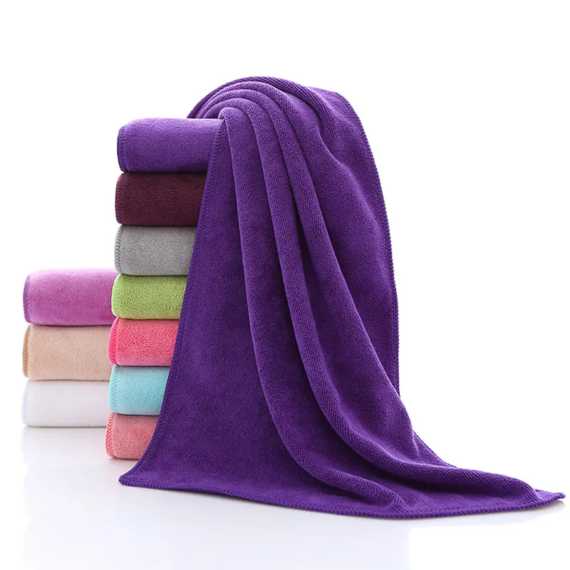 Микрофибра ткань утолщаются быстросохнущее мягкое полотенце для лица салон Твердые волосы полотенце 73x34 см - Цвет: 5
