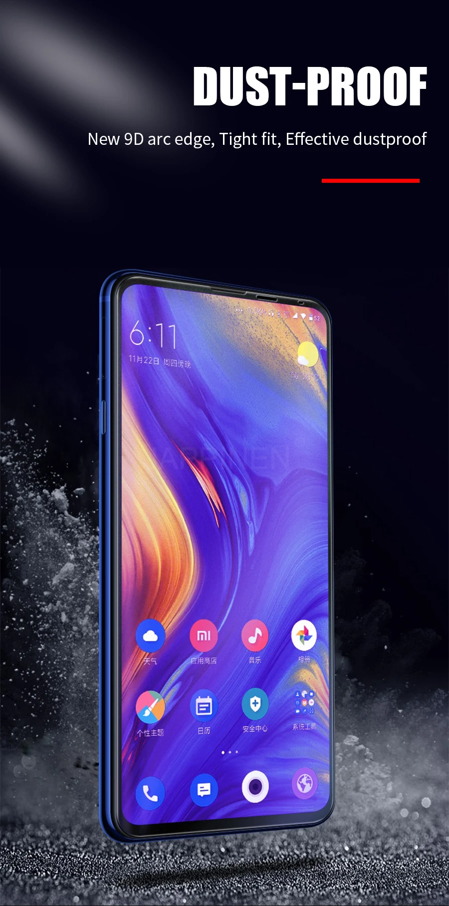 Матовое закаленное стекло для Xiaomi mi 9 SE 8 Lite A2 Red mi Note 6 7 Pro Pocophone F1 S2 6A защита экрана от синего излучения светильник