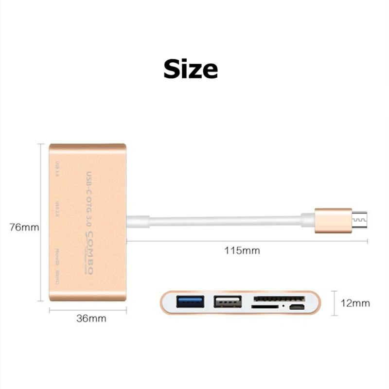 Trumsoon type C к USB 3,0 2,0 USB-C SD TF кард-ридер адаптер Micro USB кабель для Macbook huawei P30 Mate30 samsung S8