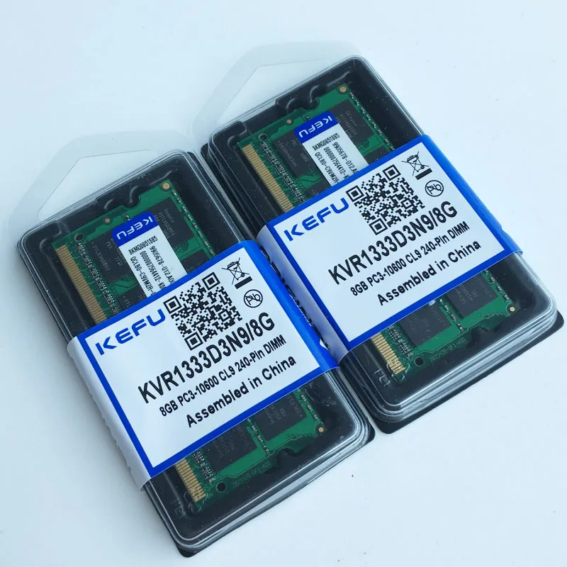 Meilleur 16 GB 2X8 GB DDR3 PC3 10600 1333 mhz 204 pin Sodimm MÉMOIRE Portable Ordinateur Portable Mémoire RAM 1333 MHZ faible densité Non Ecc pleine testé
