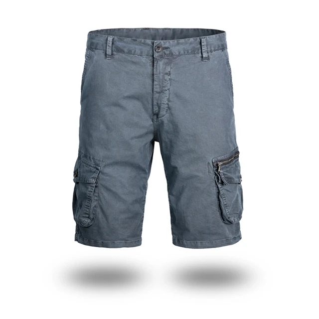 Горная кожа мужские летние походные спортивные шорты для спорта на открытом воздухе треккинг Кемпинг бег Твердые свободные мужские короткие брюки VA432 - Цвет: Gray