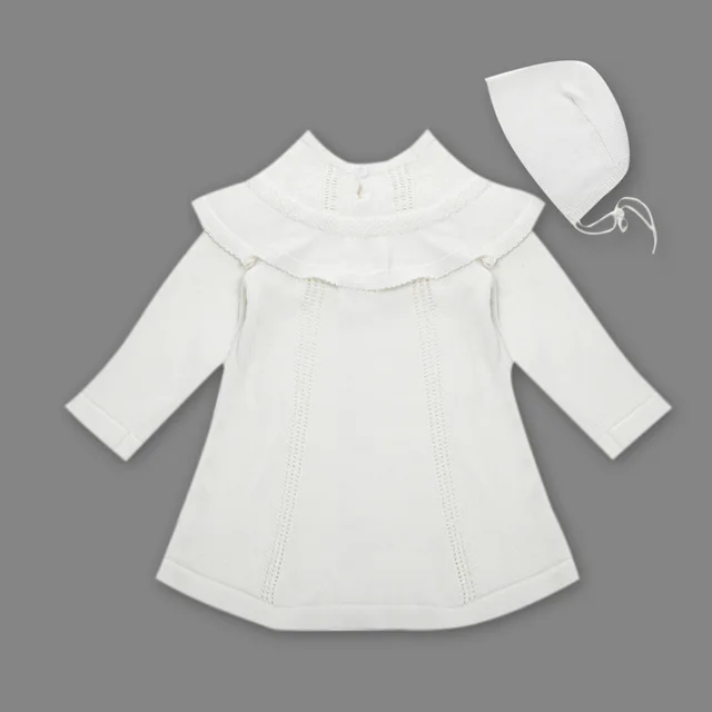 baby girl white sweater dress