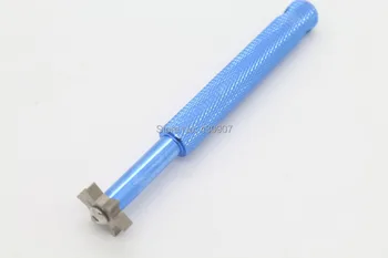 

Blue Golf Club Groove Sharpener Regrooving Cleaner Tool - Irons and Wedges 3 x V Shape and 3 x U Shape