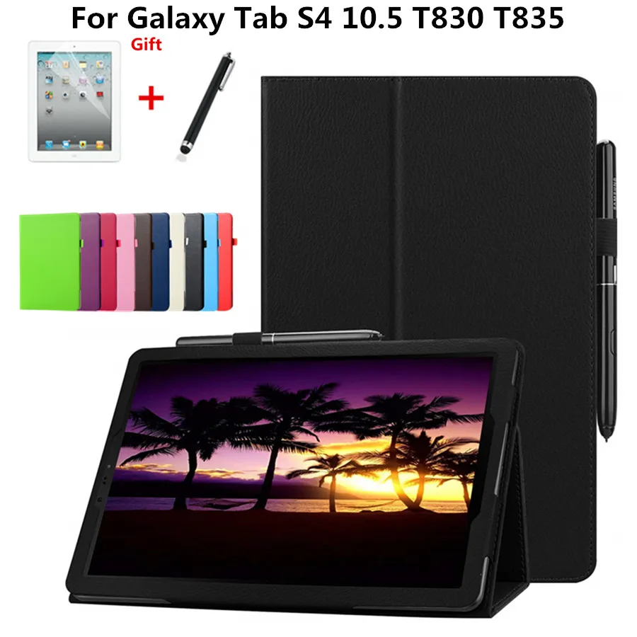 

Case For Samsung Galaxy Tab S4 10.5 T835 T830 SM-T837 Tablet Cover with Auto Wake/Sleep, Pen Holder and Multiple Viewing Angles