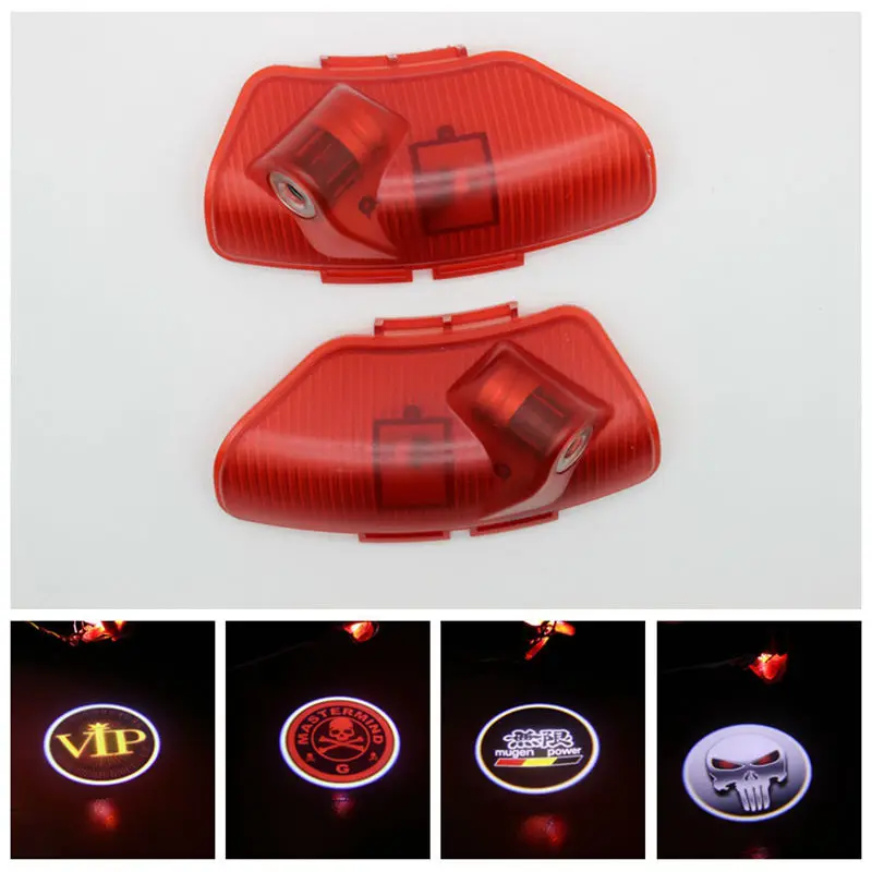2X Plug&ampPlay Car Door Warning Light For KIA Optima K5 With 3D Projector Logo Laser Courtesy Welcome Emblem Lamp Wireless | Автомобили и