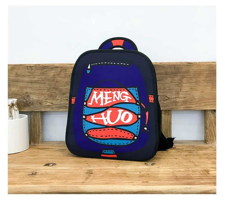 Menghuo New 3D Anime Cartoon Women Backpack School Bag Nylon 2D Style Travel Drawing Book Backpack Mochilas for Teenagers Gilrs (35)