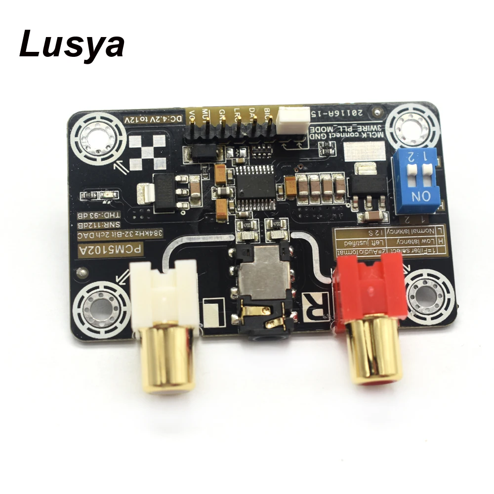 

PCM5102A Lossless Digital Audio I2S-DAC Decoder For Raspberry Pi 2B/3B Support 32bit 384K Decoding Module A5-006