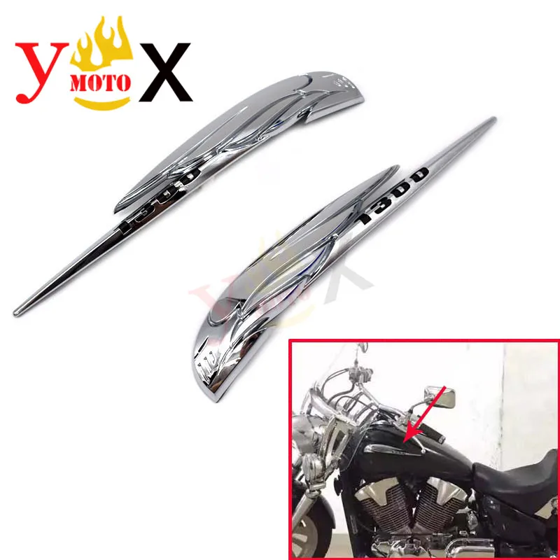 VTX1300 ABS 3D Gas Fuel Tank Emblem Badge Sticker Decal Logo symbol