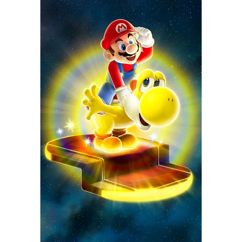 Полный квадратный/круглый дрель 5D DIY Алмазная картина "Супер Марио" 3D вышивка Стразы Вышивка крестиком 5D домашний Декор подарок WG606