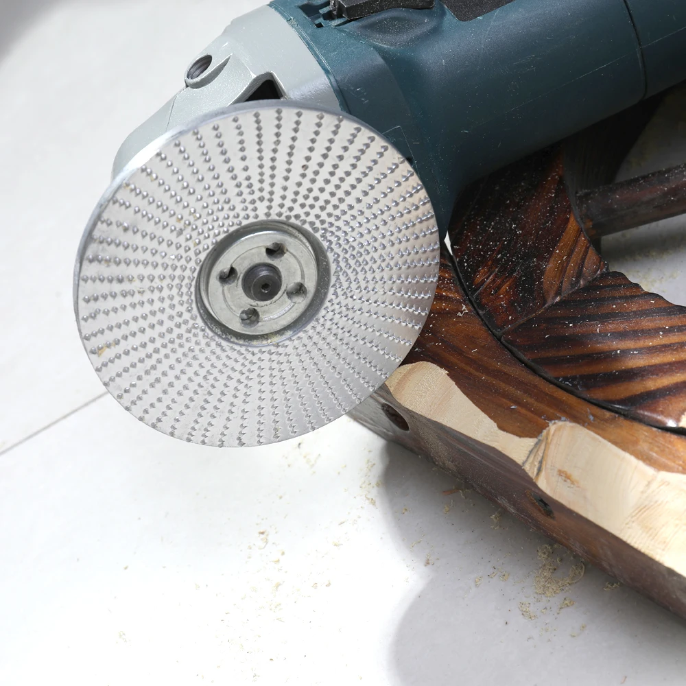 Wood Angle Grinding Wheel Sanding Carving Rotary Tool Abrasive Disc For Angle Grinder Tungsten Carbide Coating Bore