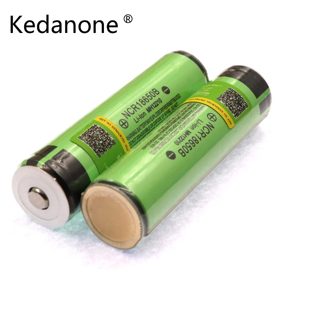 

2019 Original Kedanone 18650 3400mAh NCR18650B 3400 battery 3.7V Li-ion Rechargebale battery PCB Protected for panasonic